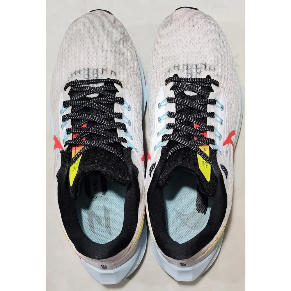 Nike Air Zoom Pegasus 39 White Crimson Volt Women's Size 7.5 Running Shoes